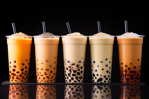 口感獨特的珍珠奶茶飲品攝影圖片 創(chuàng)意海報